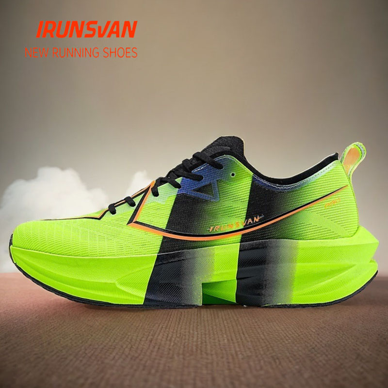 Carbon Plate Marathon Racing Shoes - รองเท้าวิ่ง IRUNSVAN Feisu 5.0 แผ่นคาร์บอนเต็มแผ่น รองรับแรงกระแทก