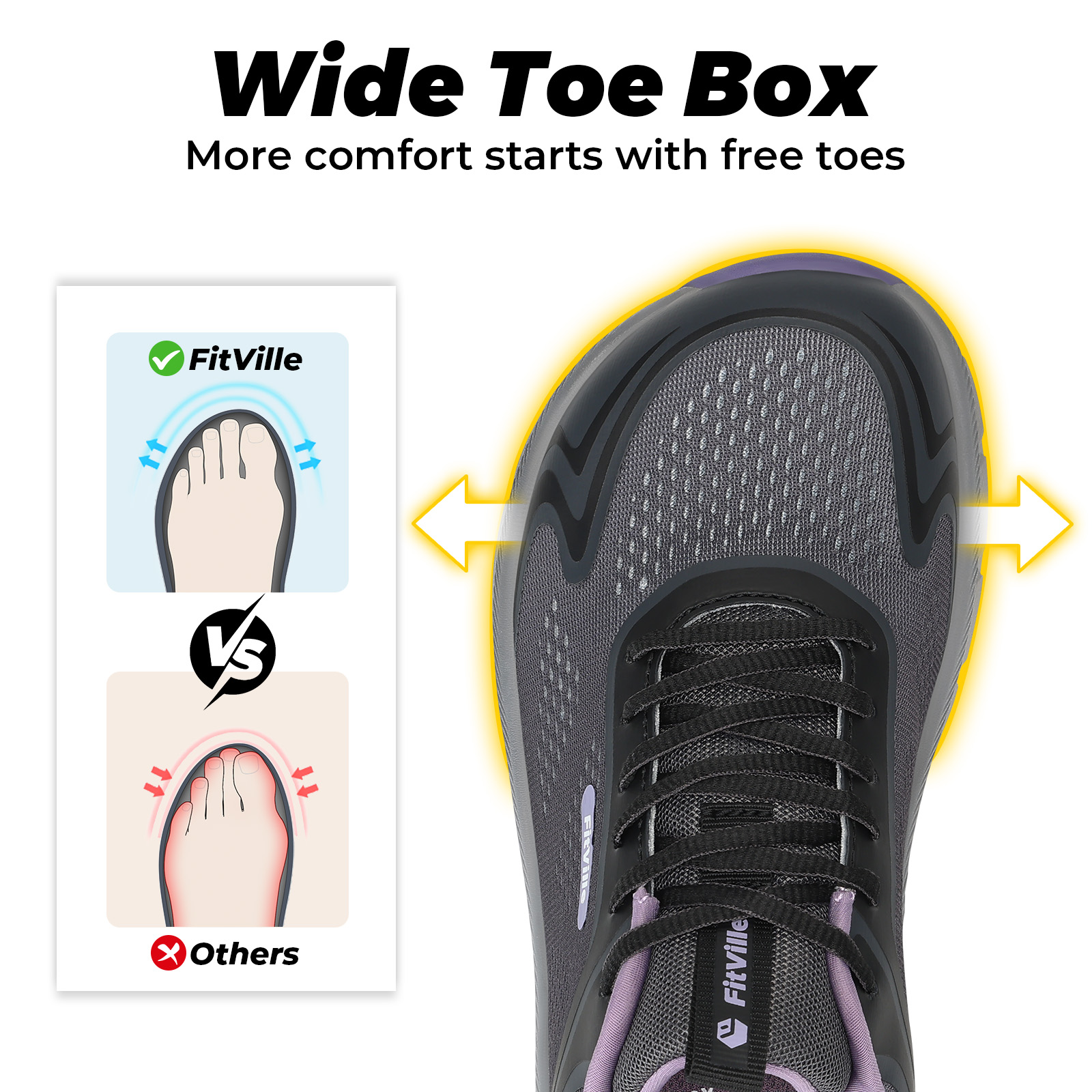 รองเท้ากีฬาสำหรับผู้หญิง Fitvi - Breathable Mesh Athletic Shoes บทวิจารณ์และราคา