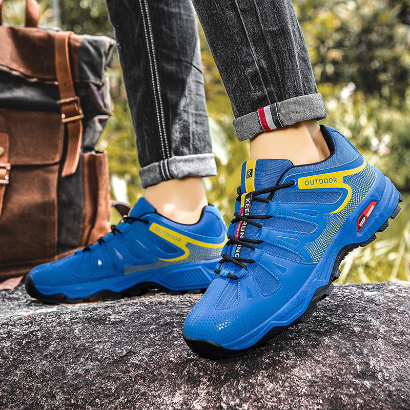 รองเท้าปีนเขาแบบผูกเชือกสำหรับ - Anti Slip Trail Running Sneakers บทวิจารณ์และราคา