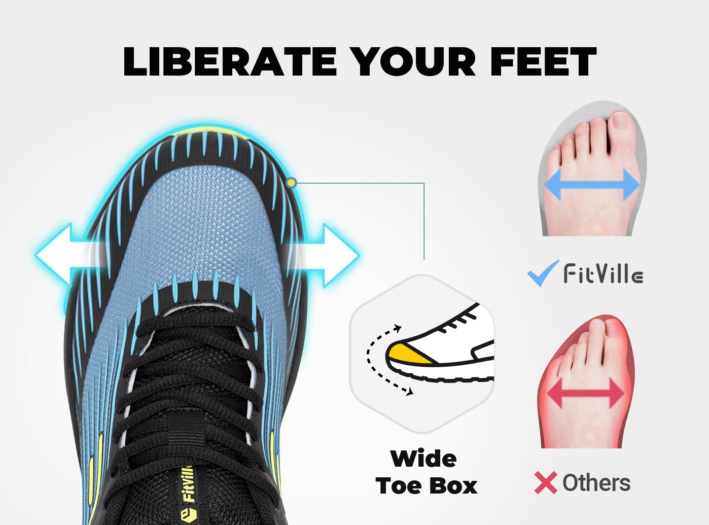 รองเท้าวิ่งเทรลสำหรับผู้ชายฟิต - Anti Slip Trail Running Sneakers บทวิจารณ์และราคา
