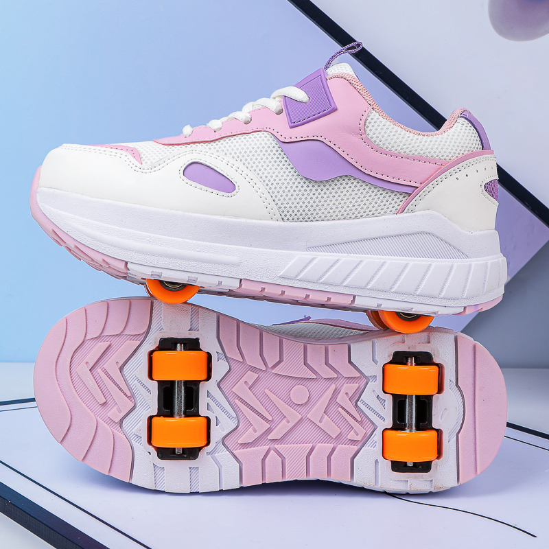 รองเท้าสเก็ตสำหรับเด็ก 4 ล้อ ร - Running Shoes บทวิจารณ์และราคา