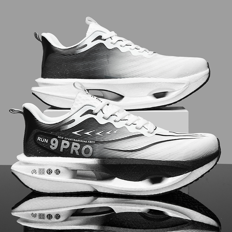 รองเท้าวิ่งผู้ชาย พื้นคาร์บอน  - Breathable Mesh Athletic Shoes บทวิจารณ์และราคา